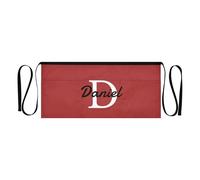RPLIFE Tablier de serveur court personnalisé avec 3 poches pour restaurant, cuisine, jardin, Marron 1, taille unique