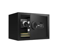 RPNB Mini coffre fort électronique, petit coffre-fort pour la maison, 14 L | Coffre-fort à clavier numérique, étagère amovible, sécurité à domicile, boîte de rangement sécurisée, bureau, hôtel, bijoux