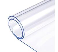 RPXHZLKTM Nappe de Protection en PVC Transparent rectangulaire, Plusieurs Tailles(1mm,80 x 140 cm)