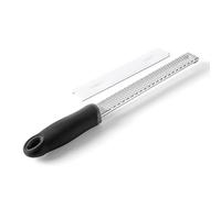 RQzaufania Râpe Fromage, Zesteur Agrumes Cuisine Pour Moudre Finement Ail, Gingembre, Muscade, Parmesan, Chocolat, Lame Tranchante en Acier Inoxydable (Noir)