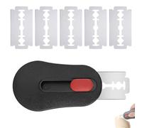 Rrlihjgu 2 Set Boulanger Slashing Outil, 7x4cm Inoxydable Lame A Pain,Lame Pour Pâte,Outil De Coupe De Pain Avec 10 Lames, Poignée Ergonomique, Outil De Cuisine Multifonctionnel