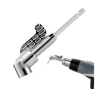 Rrlihjgu Adaptateur D'angle Pour Perceuse, Accessoire Pour Mèches, Adaptateur Ployable à 105 Degrés Conçu pour Espaces Étroits Accessoires d'Outils Électriques pour Menuisier et