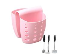 Rrlihjgu Porte-éponge pour évier,Porte-éponge en silicone pour évier de cuisine,Panier de vidange de selle avec trous de drainage | Crépine de vidange d'évier de selle, panier collecteur de nourriture