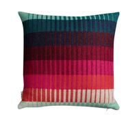 Roros Tweed Coussin Asmund Gradient - rouge-turquoise