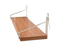 RRYPBOVG Étagère Murale Étagère Murale en Bois | Organisateurs suspendus de conception sans poinçon, rangement monté sur écran for la maison(Wood 50cm)