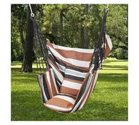 RRYPBOVG Hamac D'extérieur Chaise hamac d'extérieur, Chaise Suspendue de Loisirs en Toile, sans Oreiller ni Coussin, hamac d'intérieur et d'extérieur, 1 pièce(Khaki)