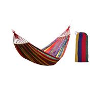 RRYPBOVG Hamac D'extérieur Hamac de Jardin en Toile for Loisirs, Portable, épais, Anti-Renversement, Suspendu, for Adultes, Support Solide for 2 Personnes, Camping(260X150cm)