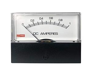 RS PRO Ampèremètre 1 (entrée) A DC Bobine rotative, 74 mm x 76 mm, T 45,7 mm, 0 → 1 (entrée) A / ± 1,5%