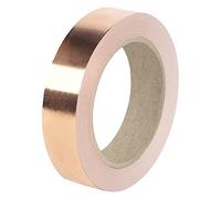 RS PRO Bande métallique en cuivre non conducteur, épaisseur 0,035 mm, 25 mm x 33 m, -20 °C à +155 °C, adhérence 4,5 N/cm