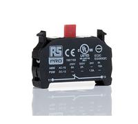 RS PRO Bloc de contact, 1 ouverture, 230 V, raccord à vis