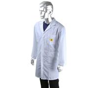 RS PRO Blouse de Laboratoire Mixte Coton Polyester Blanc ESD Taille XXL