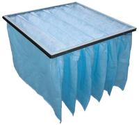 RS PRO Filtre de poche en polypropylène type sac G4 592 x 287 x 350 mm ISO-10-60 MERV KLasse 8 3 poches