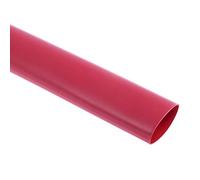 RS PRO Gaine thermorétractable en polyoléfine avec revêtement adhésif rouge, Ø 19 mm, taux de rétrécissement 3:1, longueur 1,2 m
