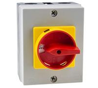 RS PRO Interrupteurs 3 pôles 32 A pour montage sur tableau rouge IP 65 15 kW 690 V