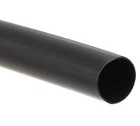 RS PRO Tuyau thermorétractable en polyoléfine avec revêtement adhésif noir, Ø 19,1 mm, taux de rétrécissement 3:1, longueur 1,2 m