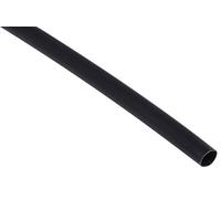 RS PRO Tuyau thermorétractable en polyoléfine avec revêtement adhésif noir, Ø 6,4 mm, taux de rétrécissement 3:1, longueur 1,2 m