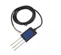 RS485 Capteur de pH du sol avec sonde de température et d'humidité - pour modbus RTU testeur de conductivité pour surveillance agricole (B)