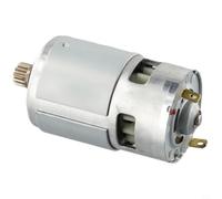 RS775 Moteur DC 11 dents pour scie alternative - Pièce de rechange haute 18 V avec ventilateur de refroidissement pour scie à main électrique Argenté