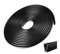 Rseuphiee Ruban Butyle, 9.5mm x 5m Ruban Butyle Noir, Imperméable, Butyl Sealant Tape, pour Pare-Brise, Feux de Voiture, Cadre de Porte, Phare Rond