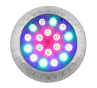 RSGXLFQZVAK Lumières de Piscine, Lampe LED sous-Marine for Piscine, Applique Murale en Acier Inoxydable, Haute Puissance, 18/40w(Rot,25W)