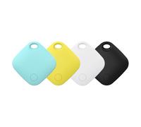 RSH Smart Air Traceur Tag, Compatible avec Apple Find My (iOS Uniquement), étanche IP67, Batterie Remplaçable, Localisateur de Clés/Portefeuilles/Valises/Sac à Dos - Lot de 4