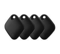 RSH Smart Air Traceur Tag Lot de 4, Compatible avec Apple Localiser (iOS Uniquement), Air Localisateurs Tags pour Valises Portefeuilles Clés Sacs, Suivi Mondial, 100dB Bip, IP68