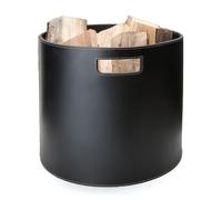 Ørskov Baril à bûches Ørskov noir avec points blancs