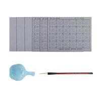 RTBVGHJIK Ensemble De Tissu D'écriture À L'eau Imitation Xuan | Kit de pratique de pinceau réutilisable for cahier de calligraphie chinoise(TypeB-3)