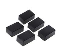 Rtengtunn 5 Pièces Boîtier de Projet Électronique en Plastique - Boîtier d'Instrument pour Bricolage 70x45x30mm - Noir