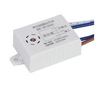 Rtengtunn Interrupteur de capteur de Son, capteur de lumière de Commande vocale 220 V Interrupteur de Lampe Marche/arrêt Automatique Intelligent 1-40 W Interrupteur d'économie