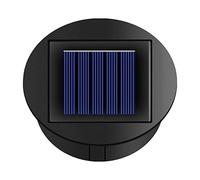 Rtppyakk Smart Garden Boîte à lumière LED ronde à énergie solaire Boîtier de batterie solaire Chargeur Li-ion
