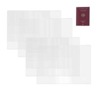 RTRTGS 4pcs Passeport Protège-Passeport Étui Transparent 135 * 190mm
