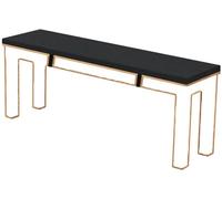 RTSFKFS Coussin for Banc de Jardin, Antidérapant Coussin de Siège en Mousse Épaisse avec Housse Amovible, Assise Coussin for Banc de Mobilier Terrasse Canapé Extérieur(Noir,120x40x3cm)