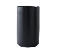 RTYUSWL Porte-ustensiles de Cuisine en Céramique, Support pour Ustensiles de Cuisine de Ferme, pour Comptoir, Ustensile, Spatule, Cadeau de Décoration de Cuisine de Ferme(Noir/L)