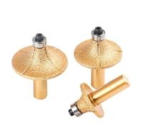 RUAJOGYNVM Brazed Diamond Router Bits for Granite Marble Router Profiling Cutting Stone Edge Engraving Tools 1Pcs(R10) RUAJOGYNVM