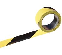 RUBALISE 'RUBAPLAST' NOIR JAUNE 100MX50MM TALIAPLAST - 540311