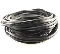 Ruban à Joint avec Fil Anti-étirement pour Tous Les systèmes de terrasse Bois WPC Made in Germany Joint d'étanchéité profilé de Remplissage pour Sol Joint 7-10 mm Noir 200 mètre (8x25m)