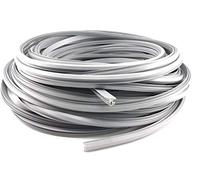 Ruban à Joint avec Fil Anti-étirement pour Tous Les systèmes de terrasse Bois WPC Made in Germany Joint d'étanchéité profilé de Remplissage pour Sol Joint 5-7 mm Gris Clair 100 mètre (4x25m)