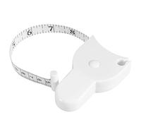 Ruban à Mesurer Corporel 150 cm/60 pouces, Ruban à Mesurer Télescopique Automatique pour Mesurer Votre Corps Tel Que la Poitrine, la Taille, la Hanche, la Tige, la Cuisse, le Bras (Blanc)