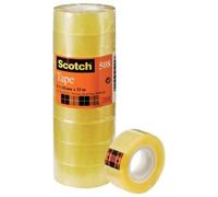 Ruban adhésif 15mmx33m transparent 10RL SCOTCH