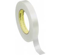 3M Scotch ruban adhésif filamentaire 8915, transparent, 18 mm x 55 m, 0,15 mm x48 morceau