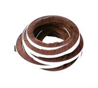 Ruban adhésif anti-collision pour porte coulissante (marron) | Matériau en polypropylène, bloque les courants d'air et les insectes, absorbe les chocs pour la protection du verre