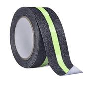 Ruban adhésif antidérapant, Bande de traction antidérapante lumineuse | 2 pièces d'adhésif à friction à rayures phosphorescentes(5CM x 5M)