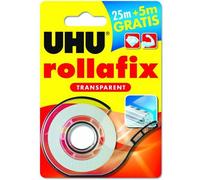 Ruban Adhésif Avec Dévidoir Uhu Rollafix Transparent 25m+5m