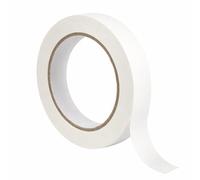 Ruban adhésif blindé blanc - 20 m x 20 mm - Ruban adhésif blindé imperméable - En tissu extra résistant - Déchirable - Ruban adhésif étanche pour l'intérieur et l'extérieur - Pour étanchéité
