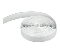 Ruban adhésif crochet pour moustiquaires - MICH - 5 m x 20 mm - Blanc - Facile à couper - Ne laisse pas de résidu