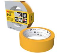 3M Ruban de masquage 244 Haute précision – Or 48 mm x 50 m – Soudé – 100% PEFC – Pack de 12