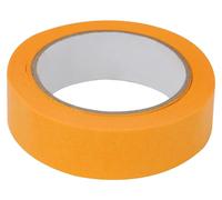 Ruban adhésif de masquage - Ruban de peintre - Paquet de 20 rouleaux - 50 mètres par rouleau - Largeur de 3 cm - Jaune - Papier crépon - Forte adhérence