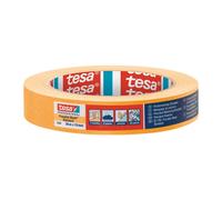 tesa Ruban de masquage Professional 4344 – Crêpe de précision 30 mm x 50 m 0,09 mm orange x5