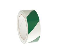 Ruban adhésif de sécurité à chevrons Nite-Glo luminescent / vert 10m x 40mm